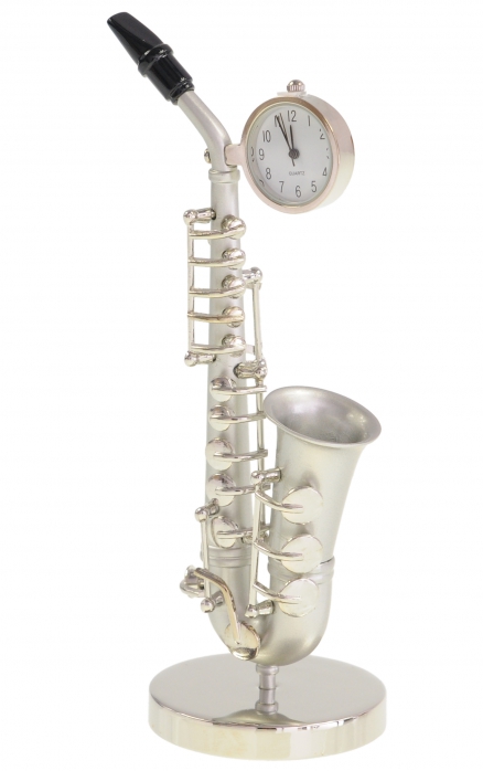 Zebra Music mini sax with watch
