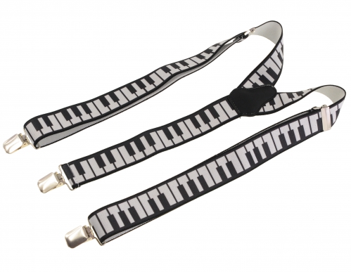 Zebra Music suspenders with piano theme