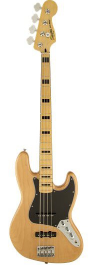 Fender Squier Vintage Modified Jazz Bass ′70S Natural basov gitara