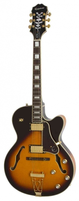 Epiphone Joe Pass Emperor II PRO Vintage Sunburst VS elektrick gitara