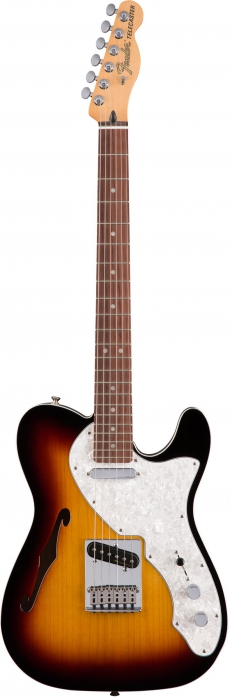 Fender Deluxe Telecaster Thinline RW 3TSB 3 Color Sunburst elektrick gitara