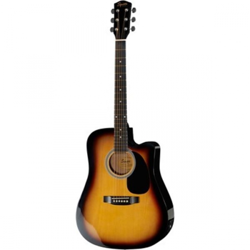Fender Squier SA105 CE Sunburst elektricko-akustick gitara