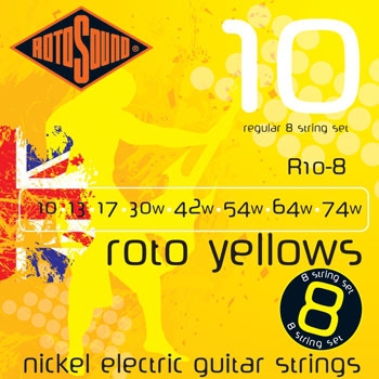 Rotosound R-10-8 Roto Yellows struny na elektrick� gitaru