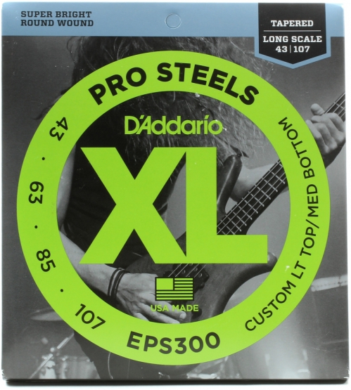 D′Addario EPS-300 Pro Steels struny na basov gitaru