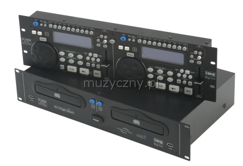 IMG Stage Line CD340USB dvojit CD prehrva