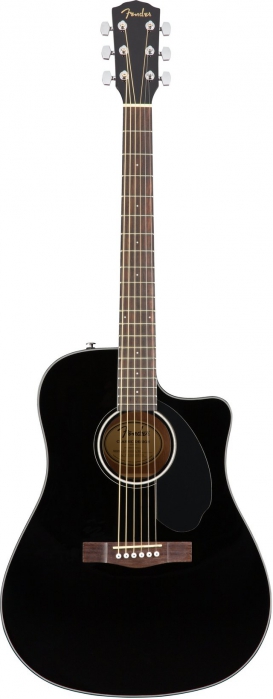 Fender CD 60SCE Black akustick gitara