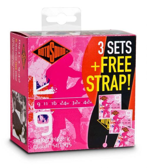 Rotosound R 9 Roto Pinks struny na elektrick gitaru