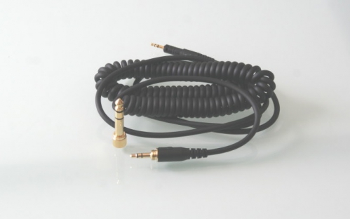 Audio Technica kabel czarny 3m spiralny do suchawek ATH-M40x and ATH-M50x