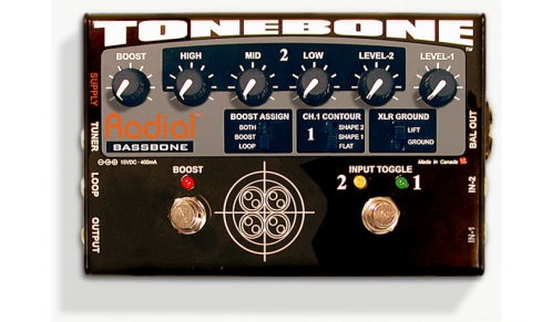 Radial Tonebone Bassbone OD predzosilova pre basov gitaru