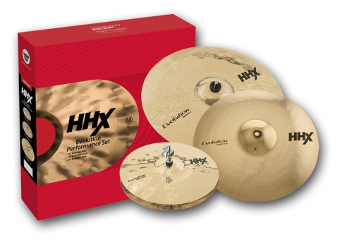 Sabian HHX Evolution Performance Set 14′′hi-hat, 16′′crash, 20′′ride + 18′′Ozone crash sbor bicch inely