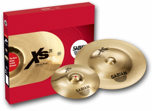 Sabian XS20 Effects Pack 10″ Slash, 18″ China sbor bicch inely