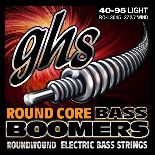 GHS Round Core Bass Boomers struny pre basgitaru, 4-str. Heavy, .040-.095