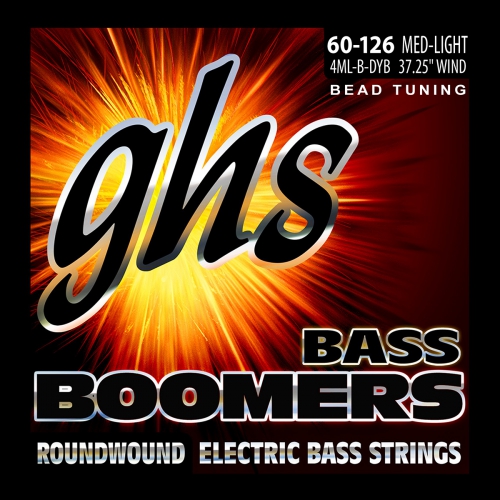 GHS Bass Boomers Struny pre basgitaru 4-str. Medium Light, .060-.126, BEAD Tuning