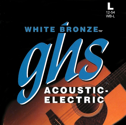 GHS White Bronze struny pre elektroakustick gitaru, Alloy 52, Standard Light, .012-.054