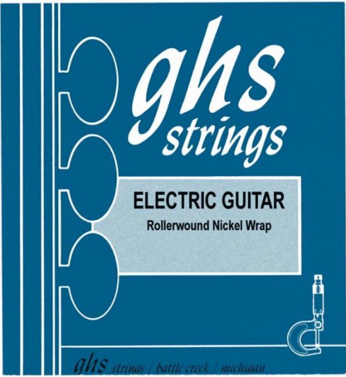 GHS NICKEL ROCKERS struny pre elektrick gitaru, Medium Light, .012-.054, Rollerwound, G-String ovinut