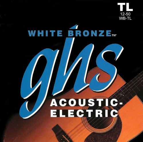 GHS White Bronze struny pre elektroakustick gitaru, Alloy 52, True Light, .012-.050