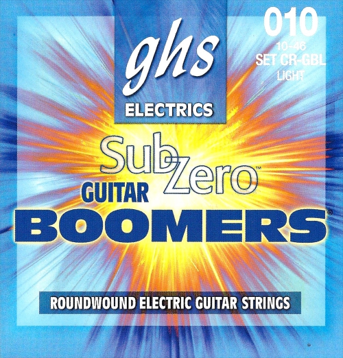 GHS Sub Zero Boomers struny pre elektrick gitaru, Light, .010-.046