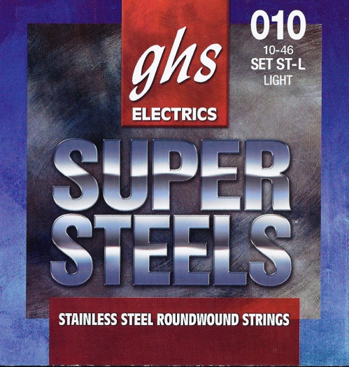 GHS SUPER STEELS struny pre Elektick gitaru, Light, .010-.046