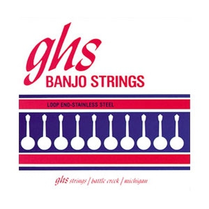 GHS Tenor struny pre tenorov banjo, 4-str. Loop End, Phosphor Bronze, Light, .009-.028