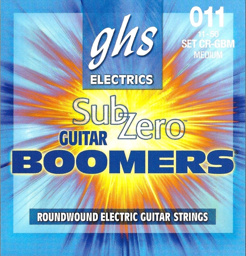 GHS Sub Zero Boomers struny pre elektrick gitaru, Medium, .011-.050