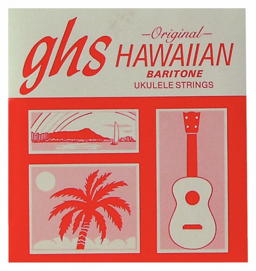 GHS Ukulele Nylon Tie-Ends struny pre ukulele- Baritone, Black Nylon