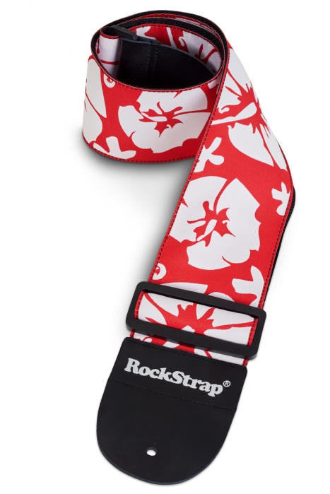 Rock Strap NR1CE Hibiscus B gitarov ps, ierny