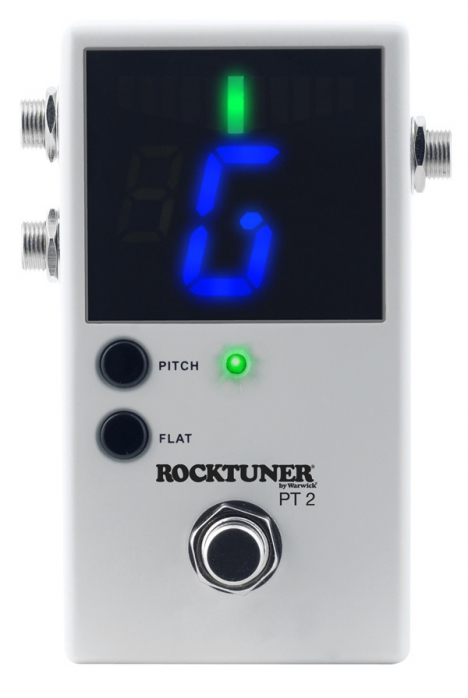 RockTuner PT2 WHITE chromatick ladika gitarov efekt, biely