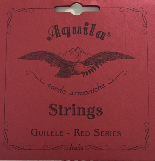 Aquila Guilele / Guitalele Set Red Series E Tuning, e-a-d-G-B-E struny pre gitarov ukulele