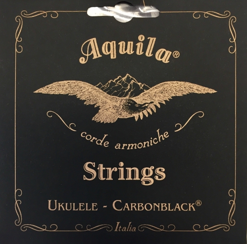 Aquila Carbonblack struny pre ukulele GCEA Tenor, low-G