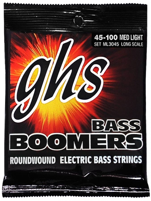 GHS Bass Boomers Struny pre basgitaru 4-str. Light, .040-.095, Extra Long Scale