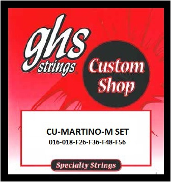 GHS Custom Shop - Pat Martino Signature Flatwounds struny pre elektrick gitaru, Light, .016-.056