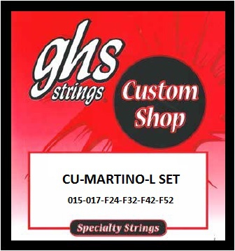 GHS Custom Shop - Pat Martino Signature Flatwounds struny pre elektrick gitaru, Medium, .015-.052