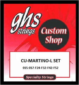 GHS Custom Shop - Pat Martino Signature Flatwounds struny pre elektrick� gitaru, Medium, .015-.052