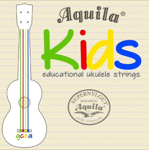 Aquila Kids farebn struny pre ukulele