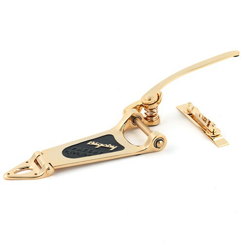 Bigsby B6 Vibrato Gold Plated left w-bridge, for large A - Archtop guitars kobylka