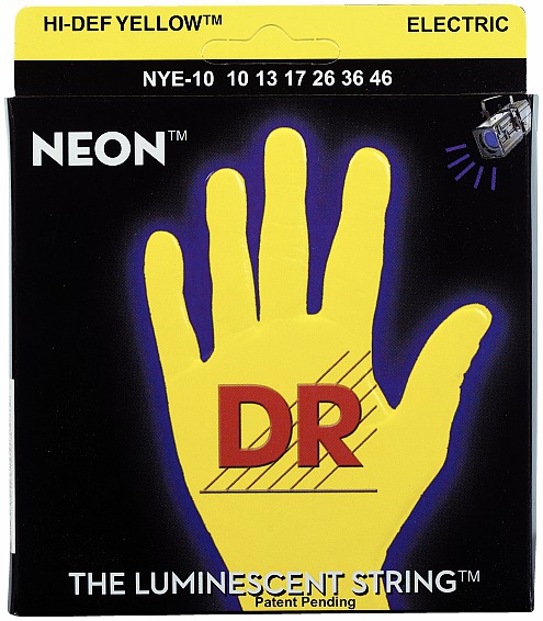 DR NYE7-10 NEON Hi-Def Yellow Set .010-.056