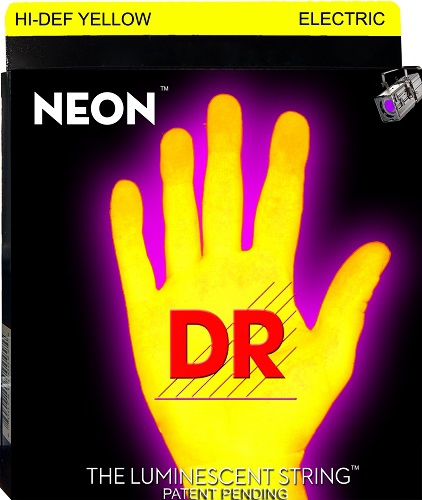 DR NYE-9/46 NEON Hi-Def Yellow Set .009-.046 DR NYE-9/46 NEON Hi-Def Yellow Set .009-.046