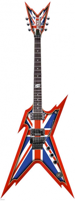 Dean Razorback 255 Union Jack elektrick gitara