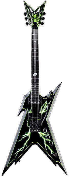 Dean Dimebag Razorback Slimebolt elektrick gitara