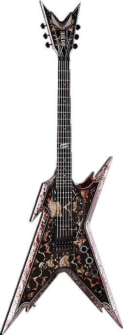 Dean Dimebag Razorback Skulls elektrick gitara