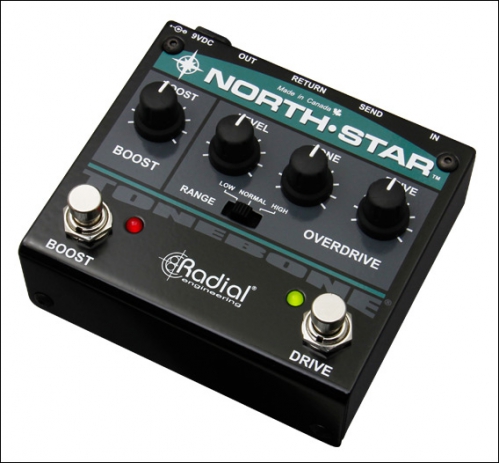Radial North-Star Tonebone North Star Clean Overdrive Power Booster & Fx Loop