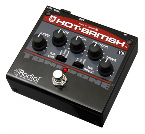 Radial Hot-British-V9 Tonebone Hot British V9 Tube Distortion Radial Hot-British-V9 Tonebone Hot British V9 Tube Distortion