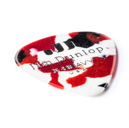 Dunlop Genuine Celluloid Classic Picks, Player′s Pack, confetti, extra heavy