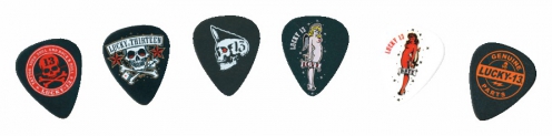 Dunlop Lucky 13 Series II Picks, Love Girl, 1.00 mm