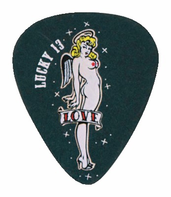 Dunlop Lucky 13 Series II Picks, Love Girl, 0.60 mm