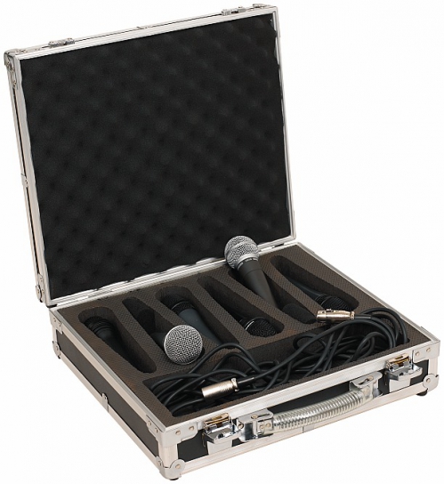 Rockcase RC-23206-B Flight Case - for 6 Microphones