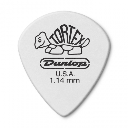 Dunlop Tortex White Jazz Picks, Refill Pack, 1.14 mm
