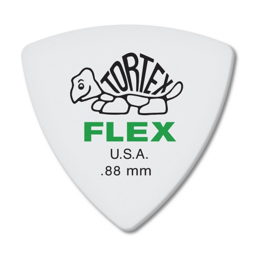 Dunlop Tortex Flex Triangle Picks, Refill Pack, 0.88 mm