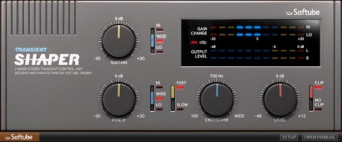 Softube Transient Shaper