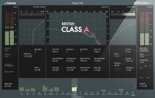 Softube British Class A Console 1